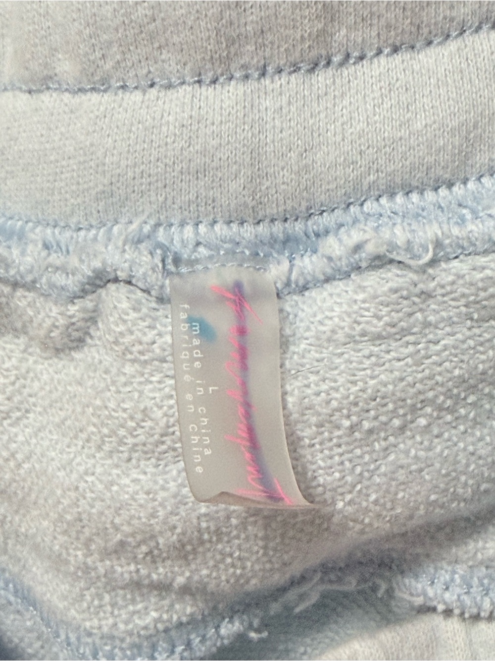 Free People Light Blue Cozy Jogger Sweatpants - Picture 2 of 4